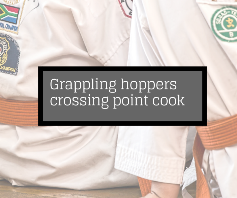 grappling hoppers crossing point cook